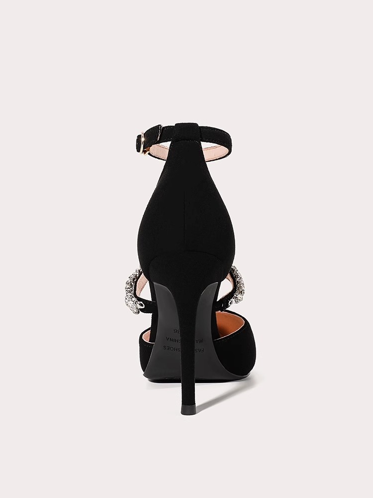 Low-heeled thin high-heeled we - Wide Fit Heels บทวิจารณ์และราคา