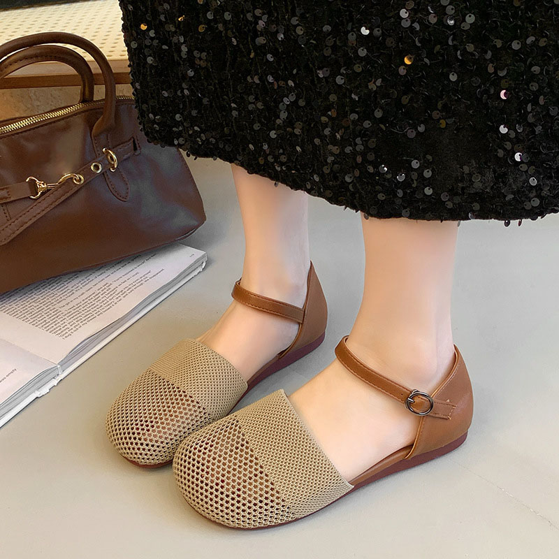 2025 New Spring Summer Mesh Sa - Ankle Strap Heels บทวิจารณ์และราคา