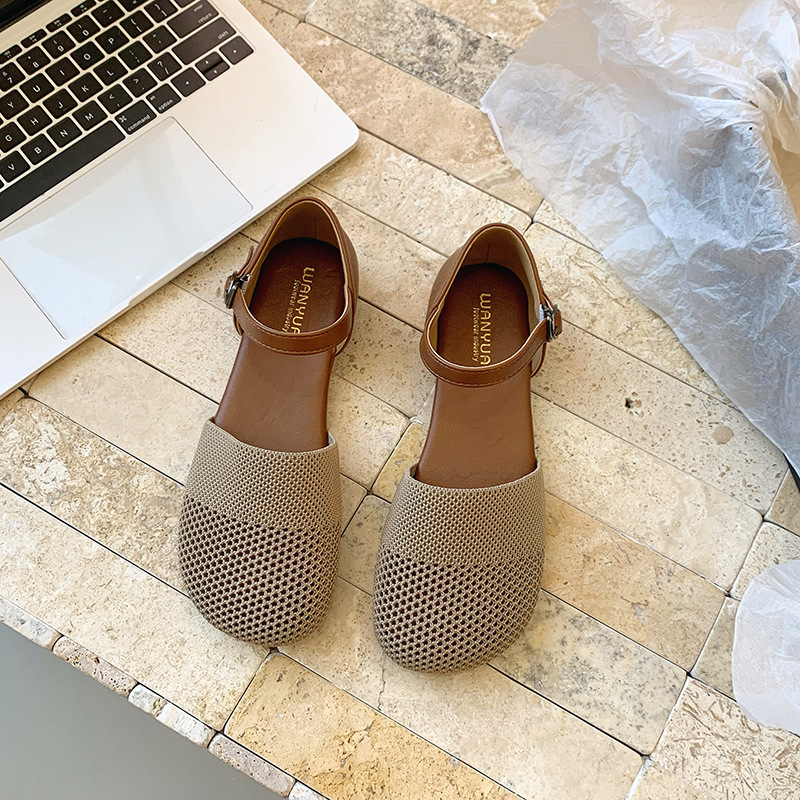 2025 New Spring Summer Mesh Sa - Ankle Strap Heels บทวิจารณ์และราคา