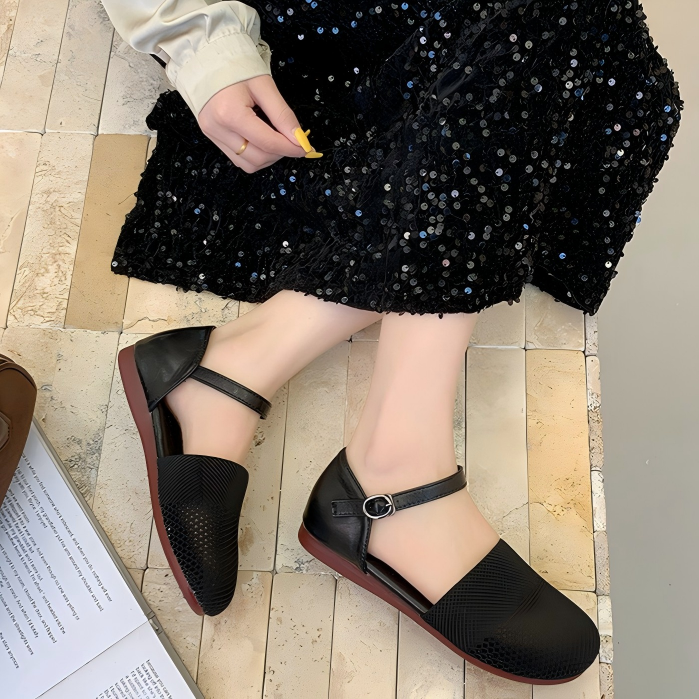2025 New Spring Summer Mesh Sa - Ankle Strap Heels บทวิจารณ์และราคา