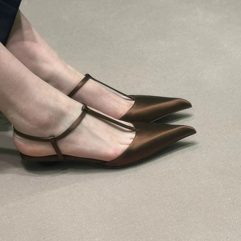 Shoes for Women Sexy Pointed T - Slingback Pumps Women บทวิจารณ์และราคา