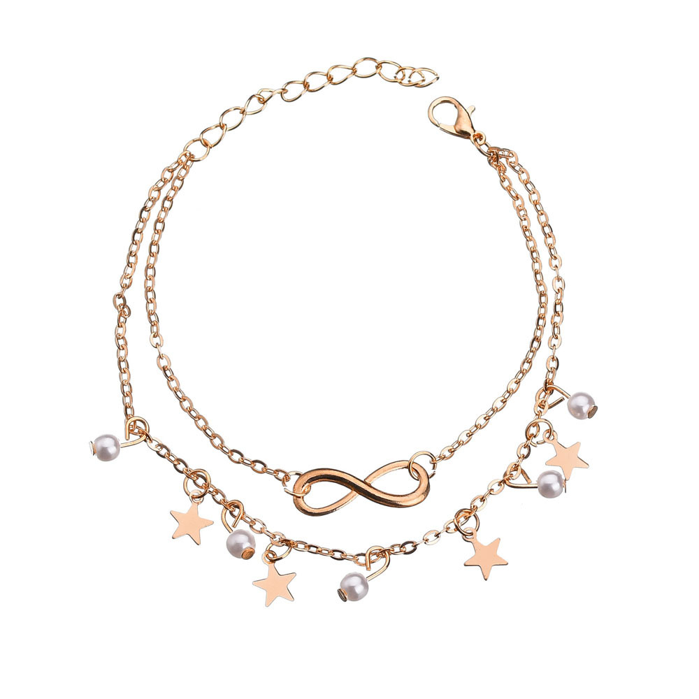 Simple Tassel Double Star Pear - Gold Chain Sandal บทวิจารณ์และราคา