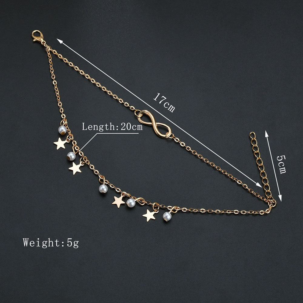 Simple Tassel Double Star Pear - Gold Chain Sandal บทวิจารณ์และราคา