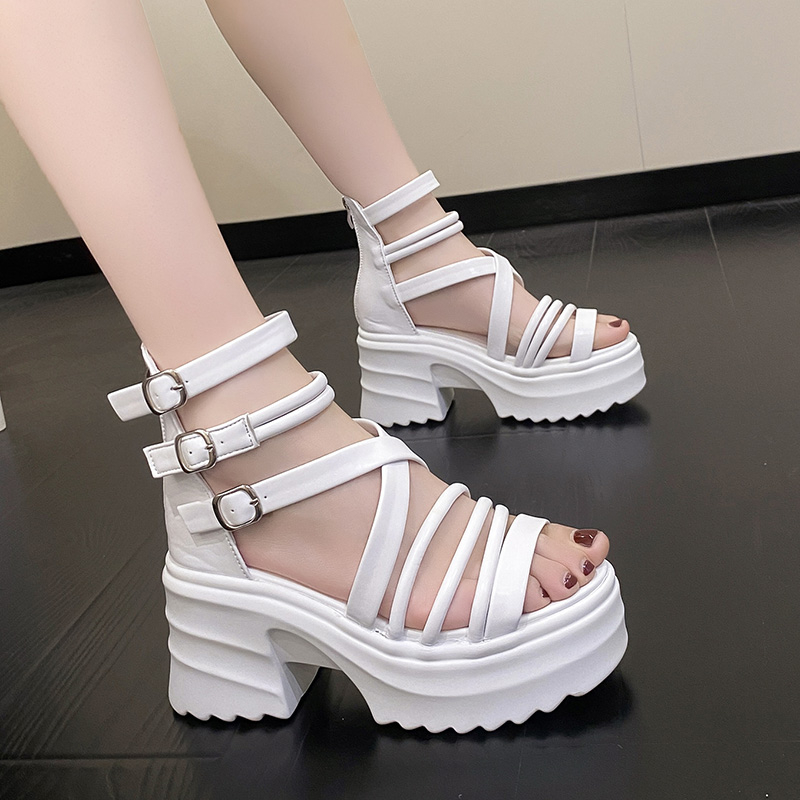 Hot Summer Sandals 9CM Wedge H - Wedge Heeled Sneaker บทวิจารณ์และราคา