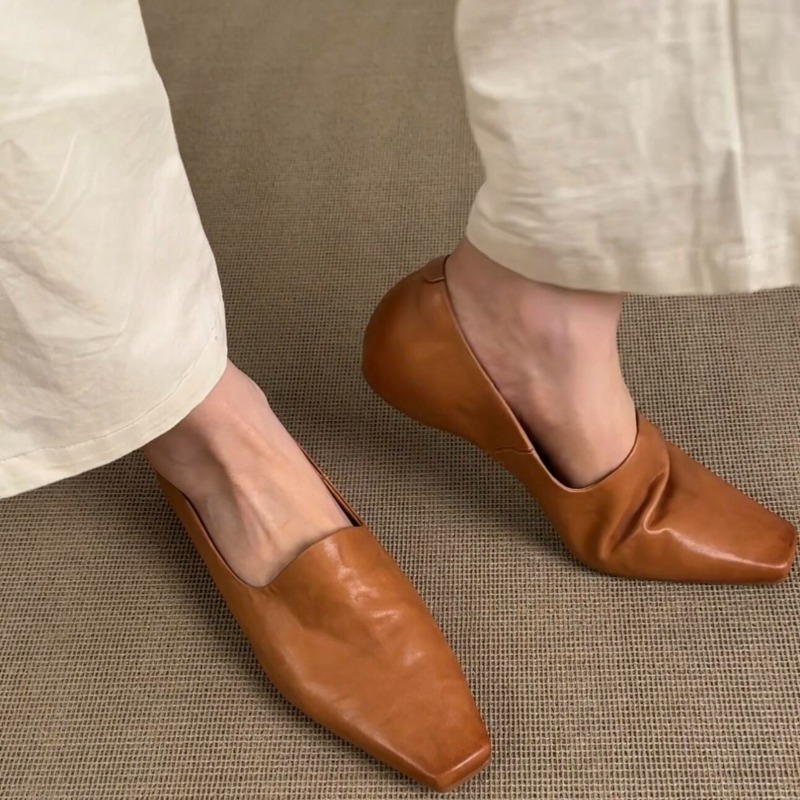 Retro Flat Loafers Women's Sli - Slingback Pumps Women บทวิจารณ์และราคา