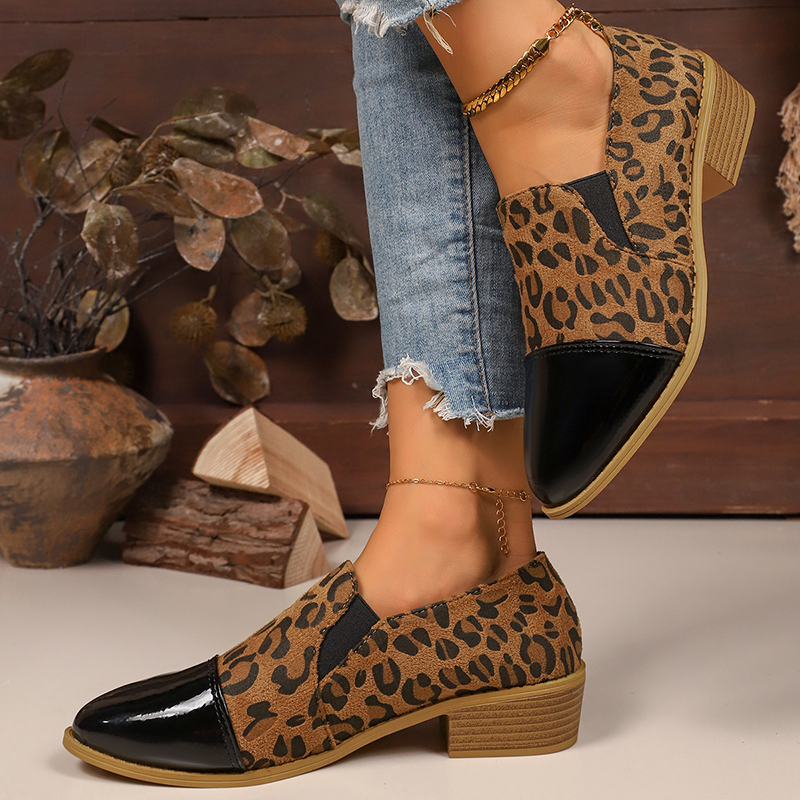 Leopard Printed Women's Low He - Women Shoes Casual บทวิจารณ์และราคา