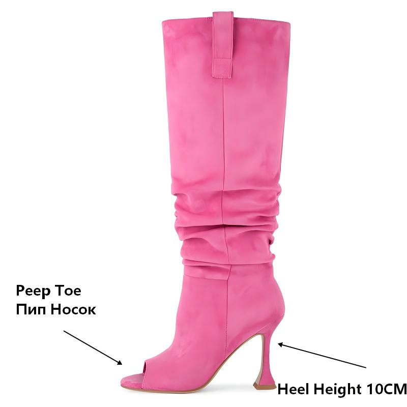 Onlymaker Peep Open Toe Pleate - Wide Fit Heels บทวิจารณ์และราคา