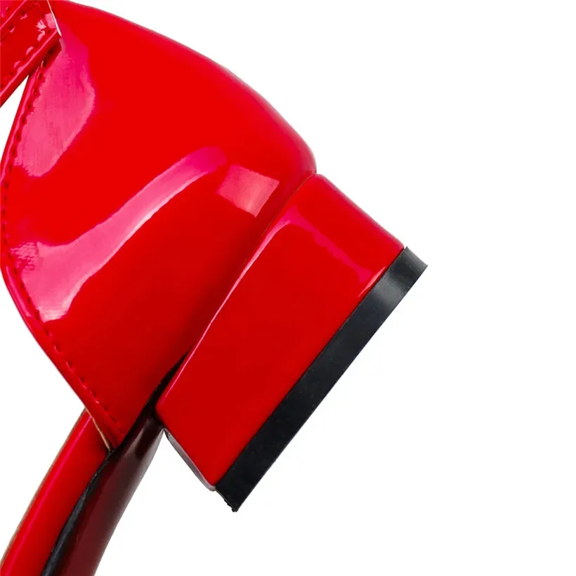 Big Size Women Bowtie Pumps Ro - Ankle Strap Heels บทวิจารณ์และราคา